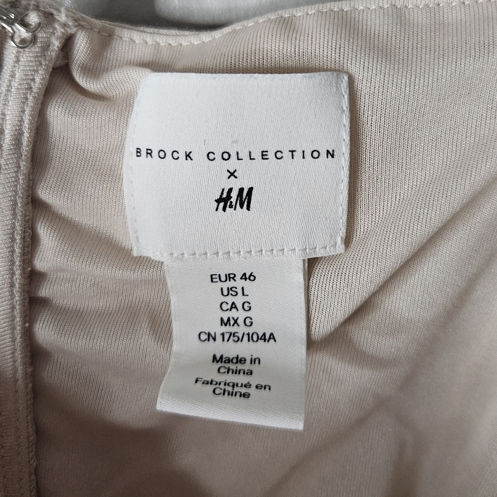 H&M Brock Collection Bustier Corset Top Size L - Picture 10 of 11
